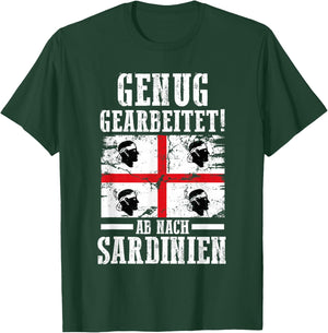 Sardegna Sardinia Flag , black T-Shirt - T-Shirt | Forest