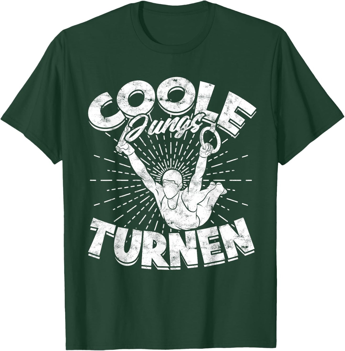Kinder Jungen Turnen Geschenke Turner Coole Jungs Turnen - Schwarz, Kurzarm, S, Cartoon, Sport, Kinder, Jungen, Turner T-Shirt - T-Shirt | Forest