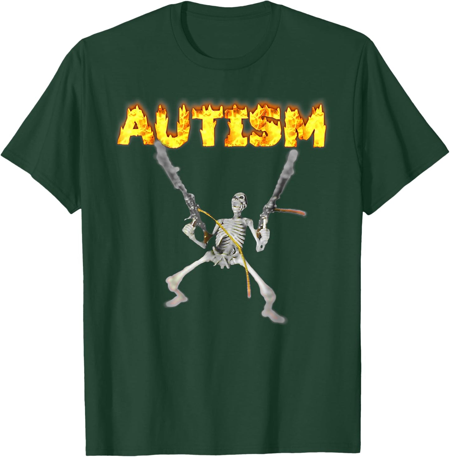 Autism Skeleton Meme - Autism Awareness T Shirt Adult & Kids Black S Short Sleeve Halloween T-Shirt - T-Shirt | Forest