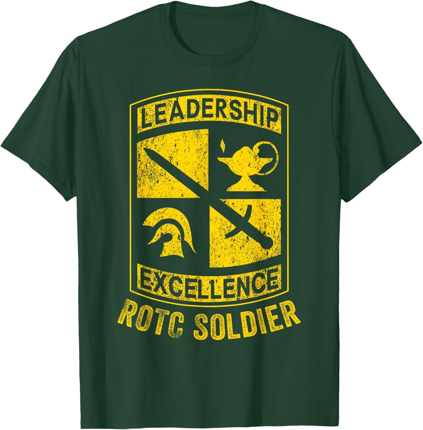 US ROTC Soldier Leadership Excellence USA ROTC Soldiers T-Shirt - T-Shirt | Forest