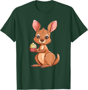 Cute Cupcake Kangaroo T-Shirt - T-Shirt | Forest