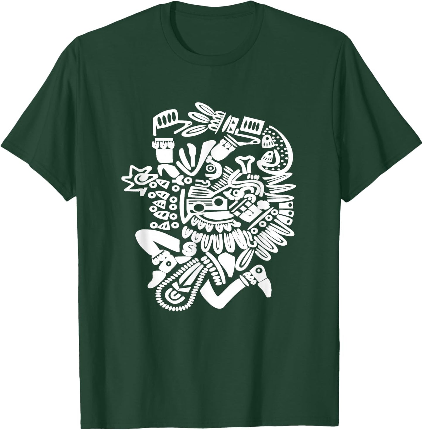 Quetzalcoatl Aztec God Deity Feathered Serpent T-Shirt - T-Shirt | Forest