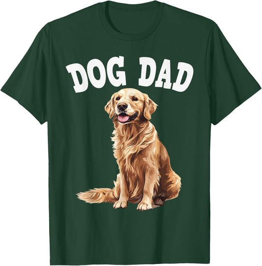 Golden Retriever Dog Dad T-Shirt - T-Shirt | Forest
