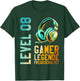 8. Geburtstag Junge Mädchen Gaming Level 8 Jahre T-Shirt - T-Shirt | Forest