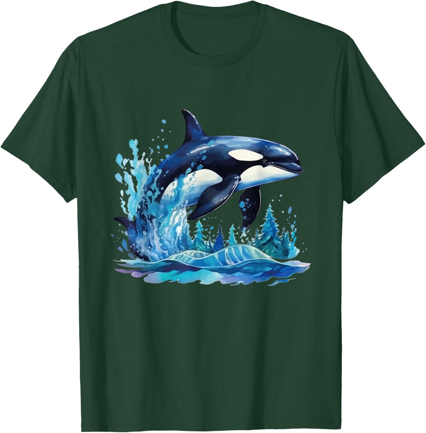 Whale Orca Kids T-Shirt - T-Shirt | Forest