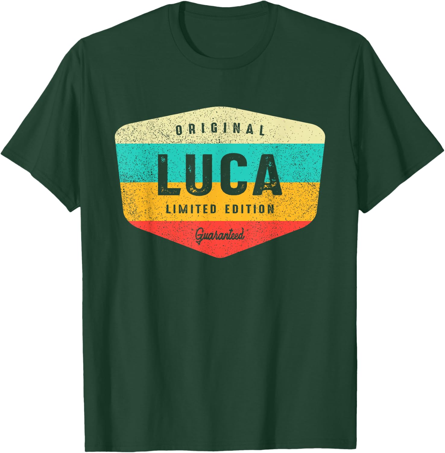 Luca Personalized Name - Luca T-Shirt - T-Shirt | Forest