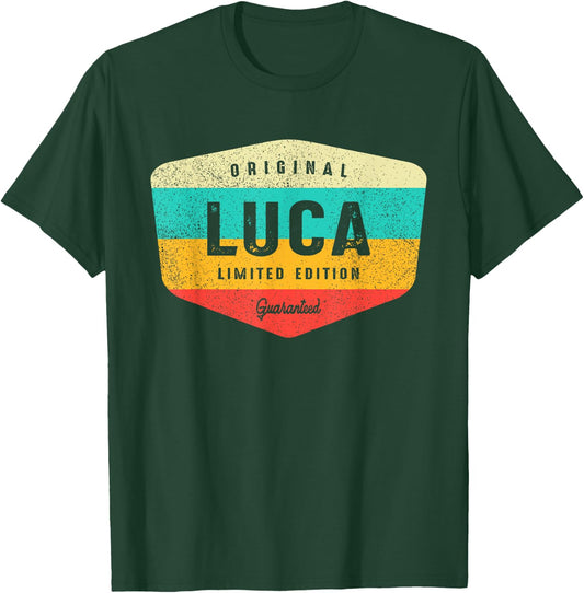 Luca Personalized Name - Luca T-Shirt - T-Shirt | Forest