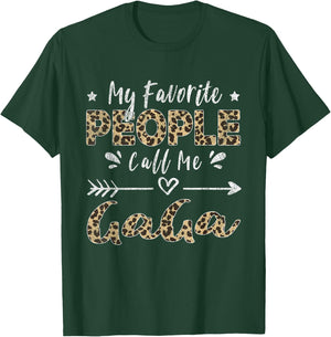 My Favorite People Call Me Gaga Leopard T-Shirt - T-Shirt | Forest
