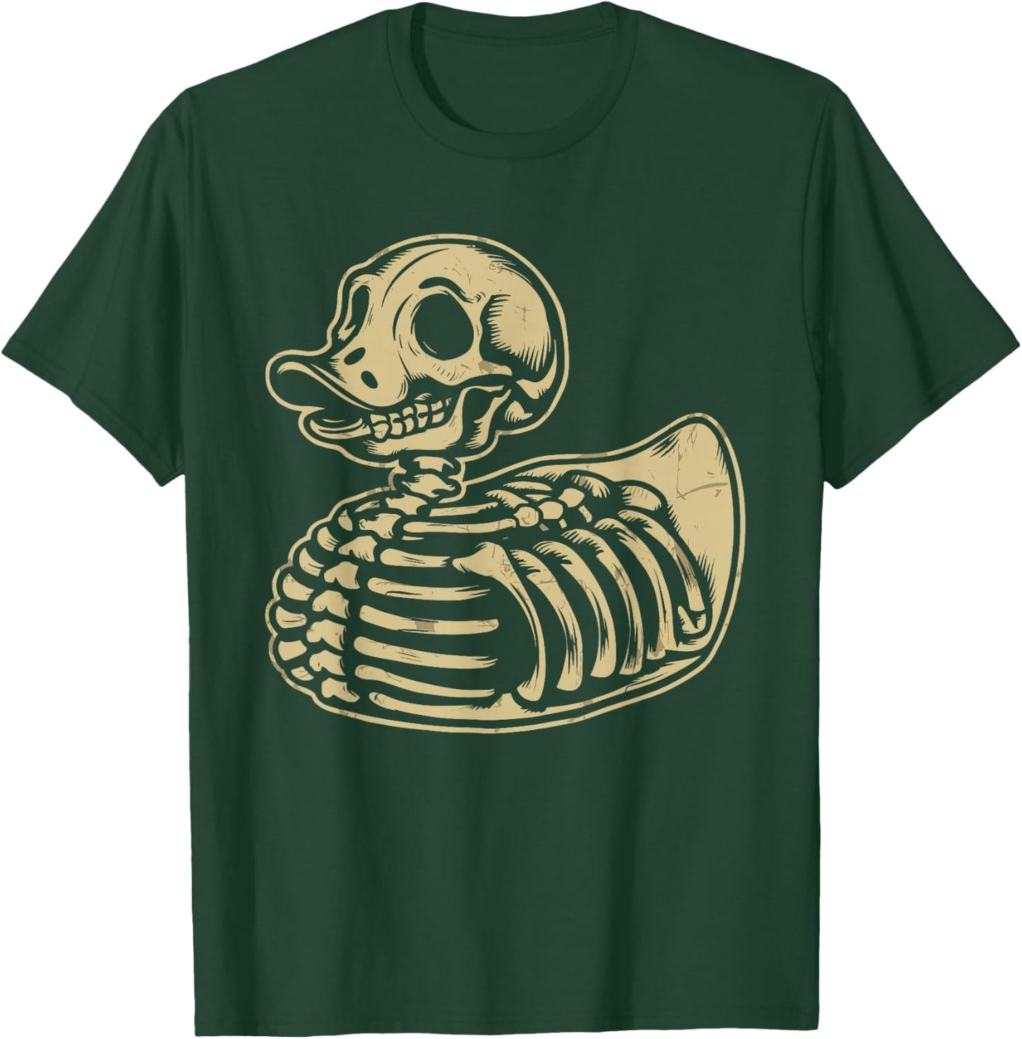 Rubber Duck Skeleton Rubber Duckie Costume Party T-Shirt - T-Shirt | Forest