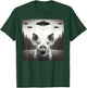 Funny Pig Selfie UFO Alien Humor Vintage Print Art Design T-Shirt - T-Shirt | Forest