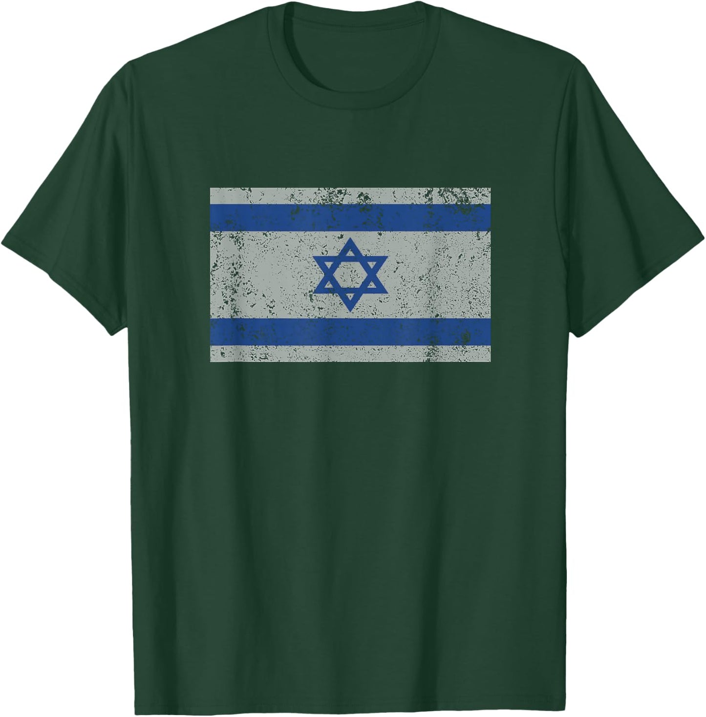 Israeli Flag Israel Jewish Star of David Jerusalem T-Shirt - T-Shirt | Forest