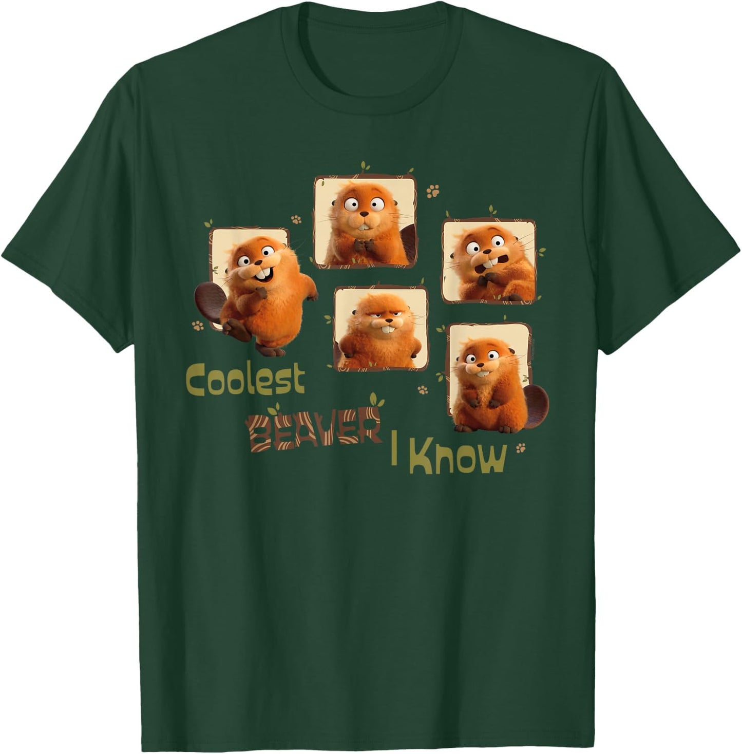 Disney and Pixar's Hoppers Mabel Moods Coolest Beaver I Know T-Shirt - T-Shirt | Forest