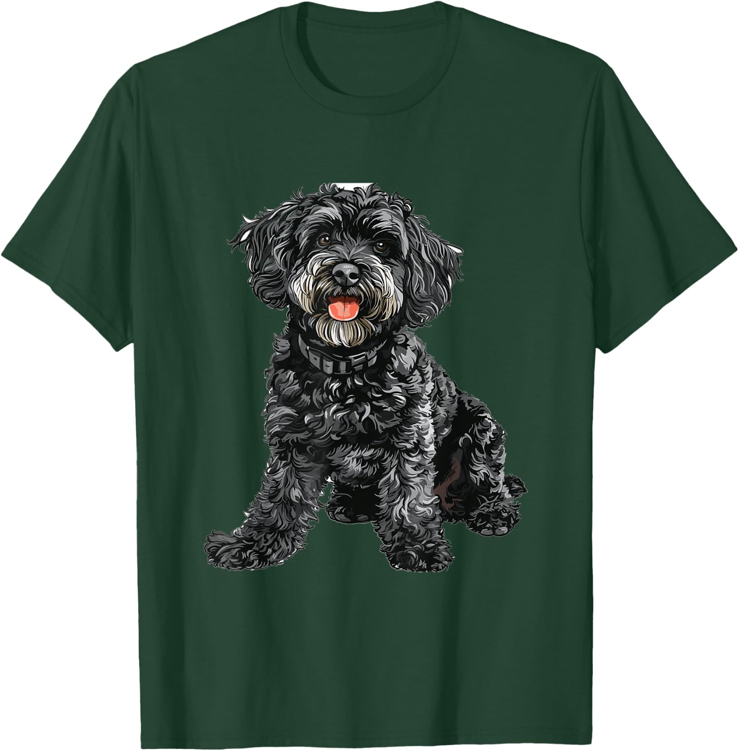 Schnoodle Snoodle Dog Breed Pet Cute Graphic T-Shirt - T-Shirt | Forest