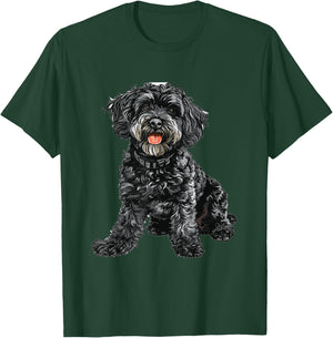 Schnoodle Snoodle Dog Breed Pet Cute Graphic T-Shirt - T-Shirt | Forest