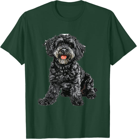 Schnoodle Snoodle Dog Breed Pet Cute Graphic T-Shirt - T-Shirt | Forest