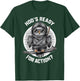 Funny Ninja Owl Birds Lover Night Actions Design T-Shirt - T-Shirt | Forest