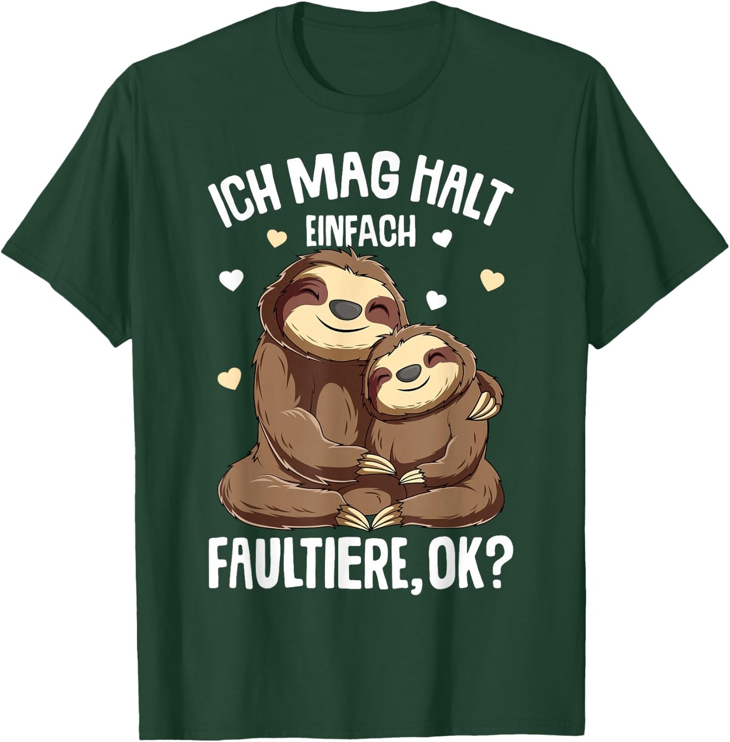 Sloth I Like Hold Sloths Women's Children's Girls , black T-Shirt - T-Shirt | Forest