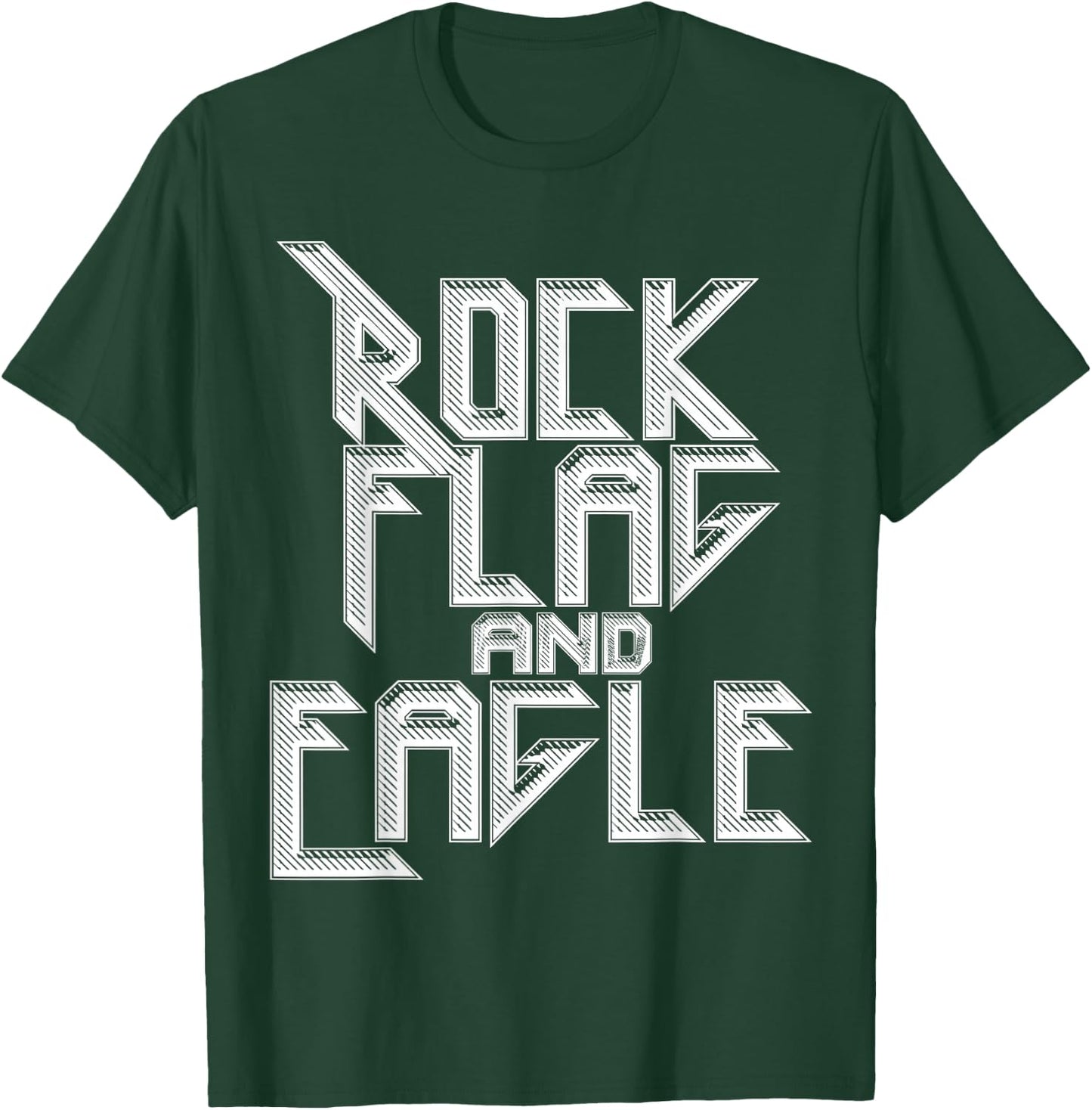 ROCK FLAG AND EAGLE True American , Women T-Shirt - T-Shirt | Forest