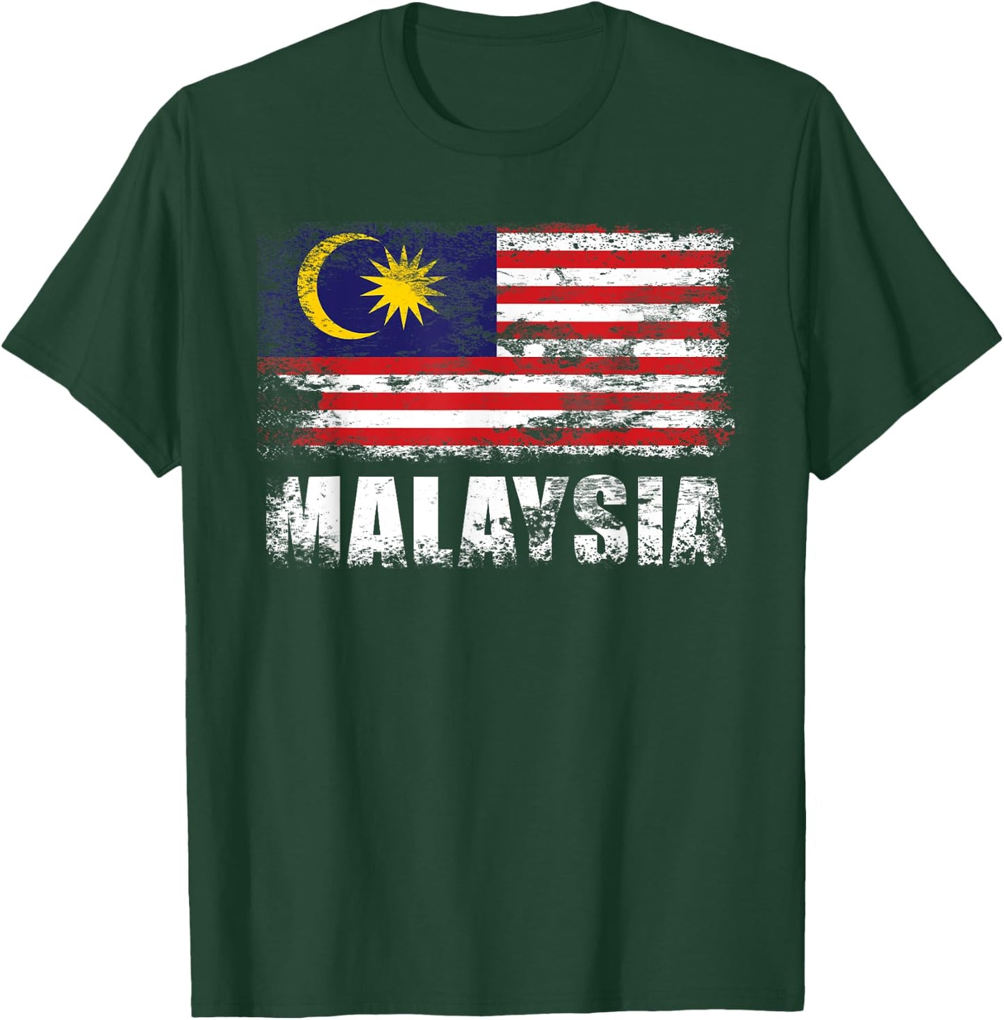 Malaysia Flag | Malaysian T-Shirt - T-Shirt | Forest
