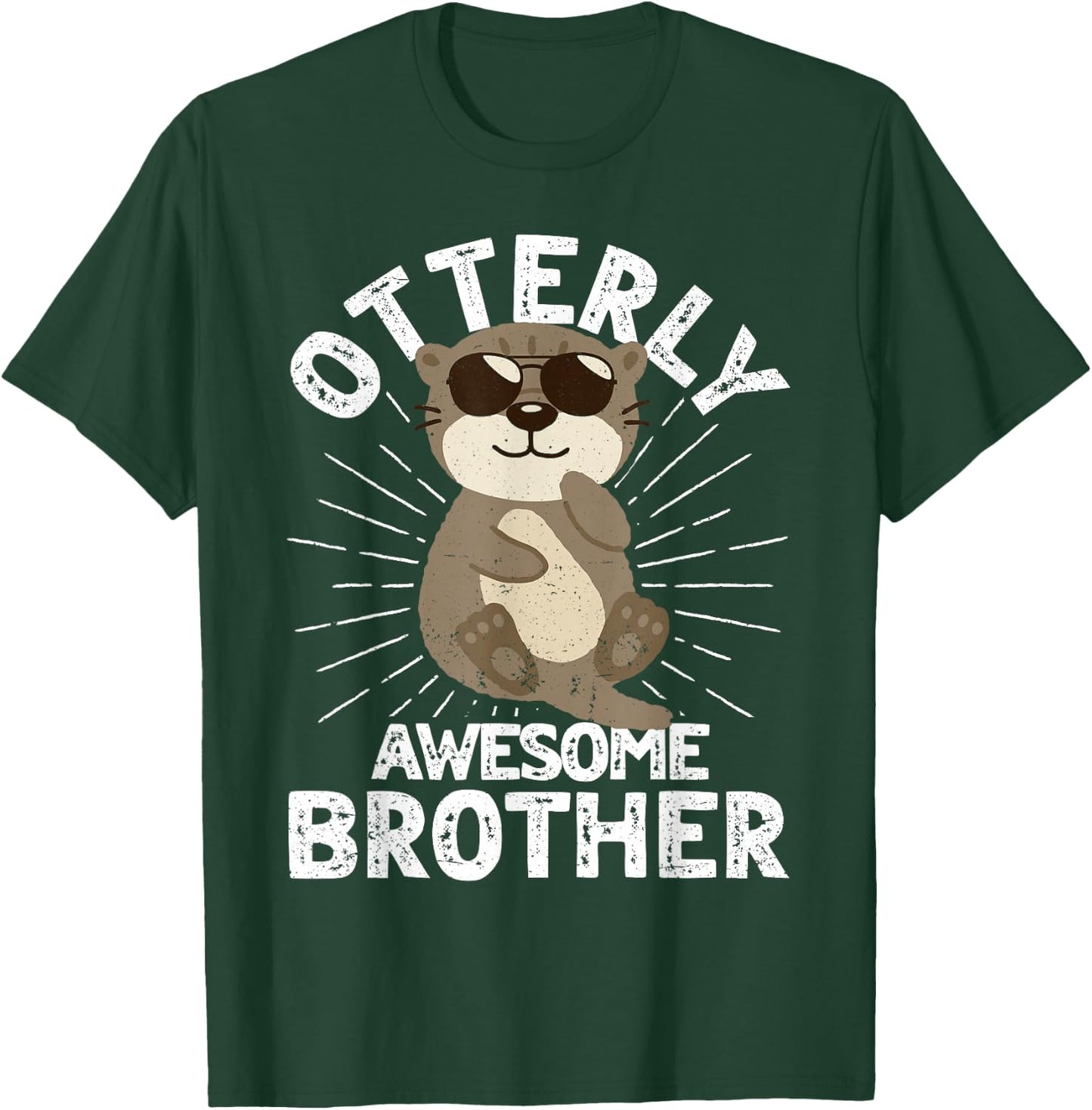 Funny Brother Otterly Awesome Brother Otter T-Shirt - T-Shirt | Forest