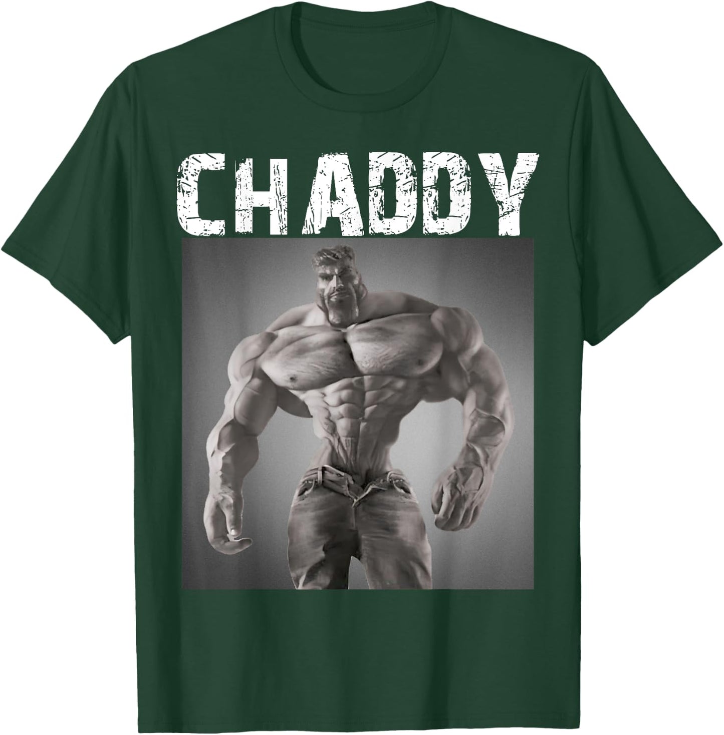 Chaddy Giga Chad Meme Internet Memes Brainrot Memes Gen Z T-Shirt - T-Shirt | Forest