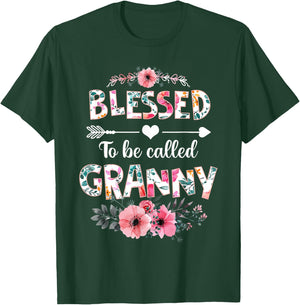 Blessed to be called Granny Shirt Funny Granny Mother's Day T-Shirt - T-Shirt | Forest