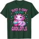Just Girl Who Loves Pink Axolotl Birthday Party Outfit T-Shirt - T-Shirt | Forest