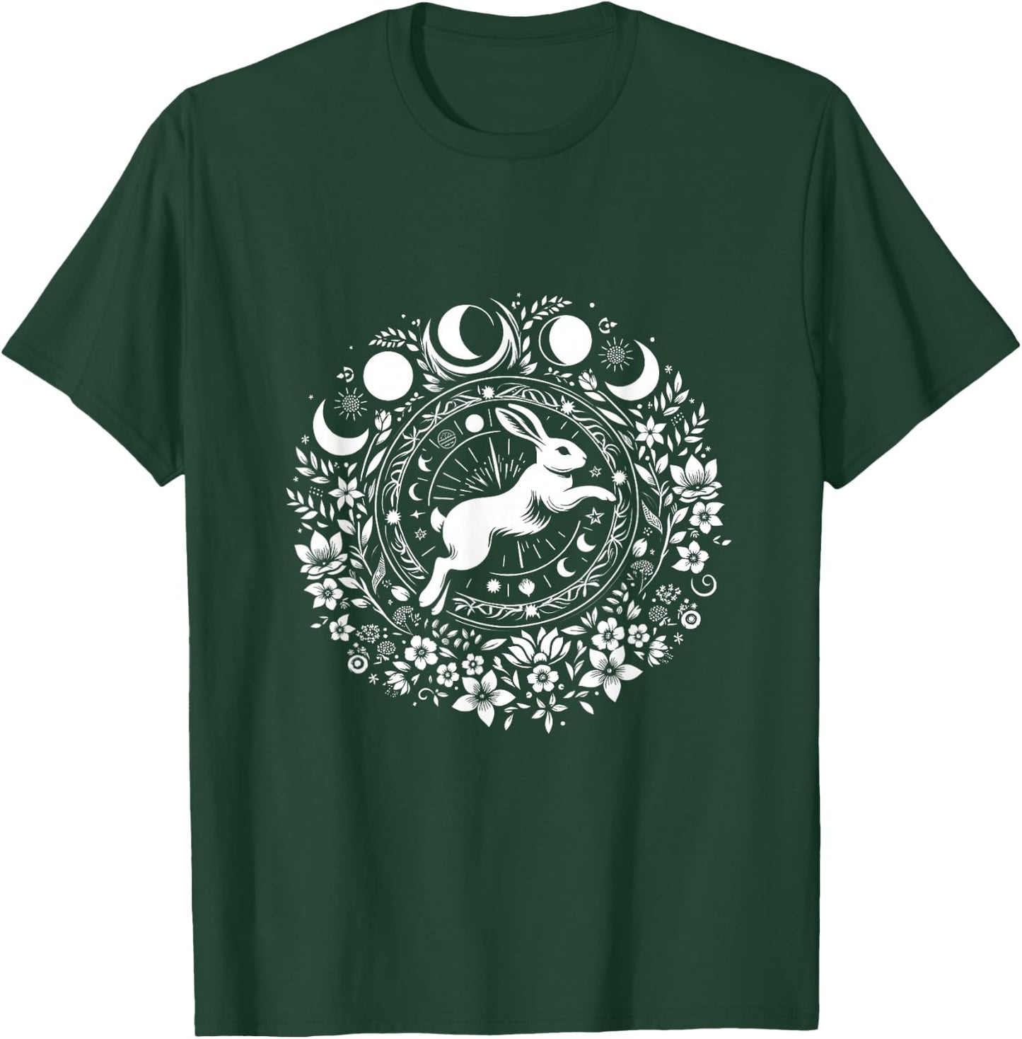 Easter Ostara Eostre Pagan Witchcraft Spring Moon T-Shirt - T-Shirt | Forest