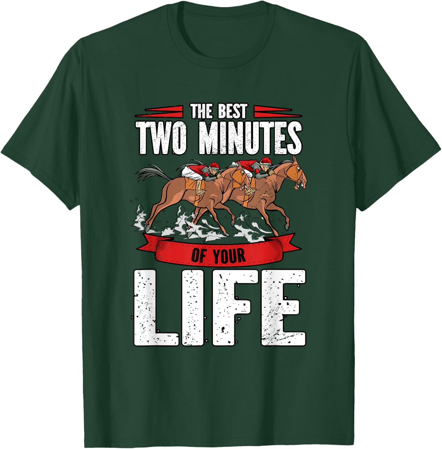 Horse Racing T-Shirt - T-Shirt | Forest
