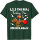 Thanksgiving Bowling Player Bowler Turkey Bowling T-Shirt - T-Shirt | Forest