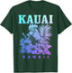 Kauai Hawaii Chicken Hawaiian Hibiscus Flowers Vintage T-Shirt - T-Shirt | Forest