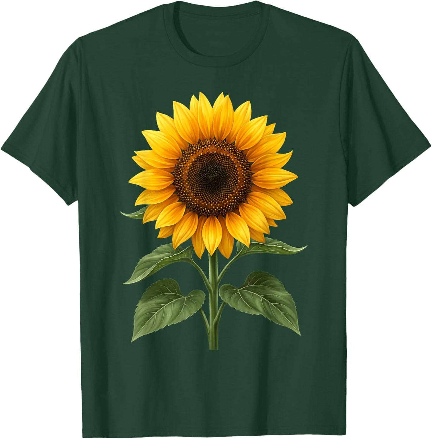 Sunflower Cute Summer Flowers Floral T-Shirt - T-Shirt | Forest