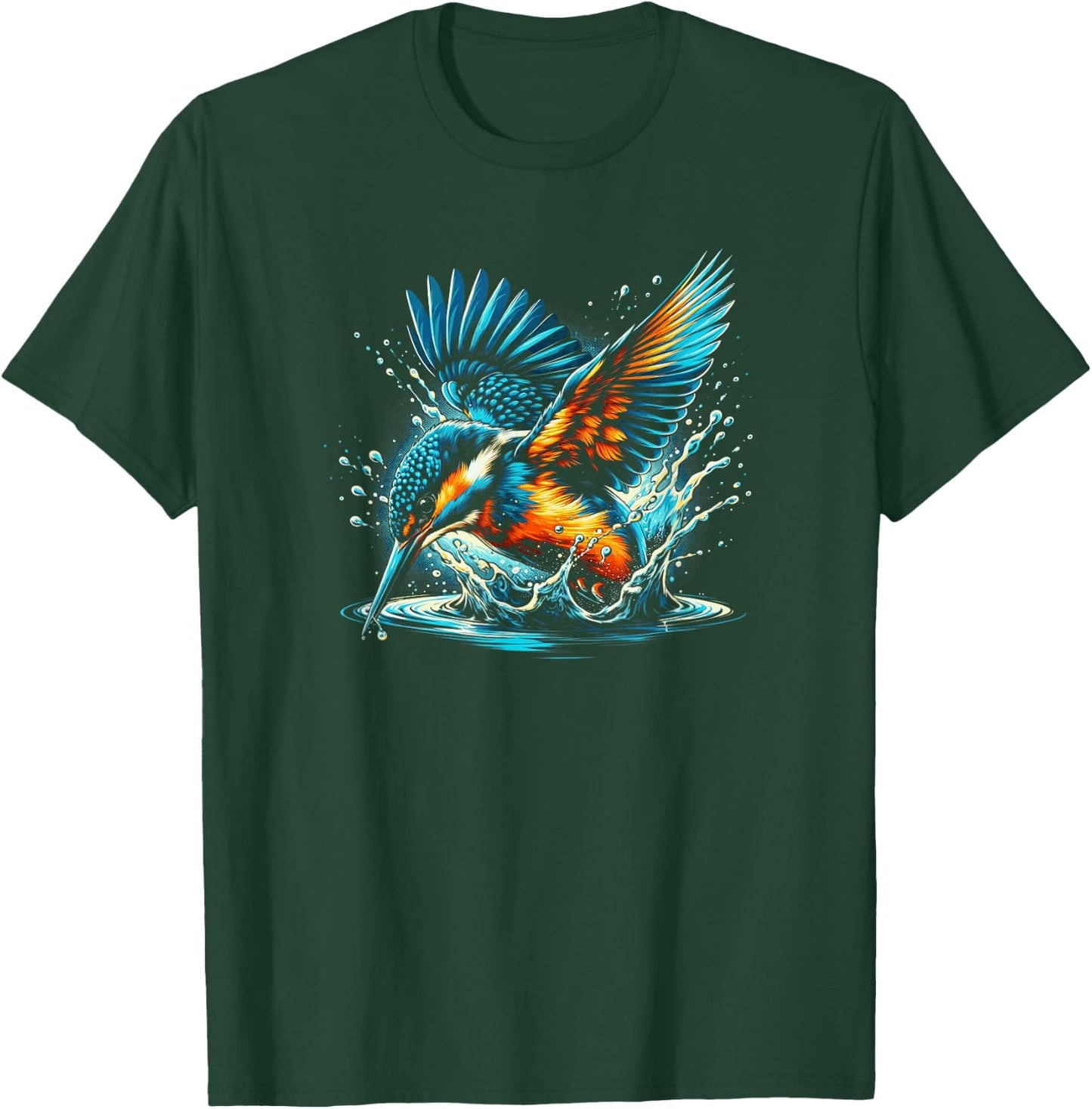 Eisvogel Vogelbeobachtung Eisvögel Natur T-Shirt - T-Shirt | Forest