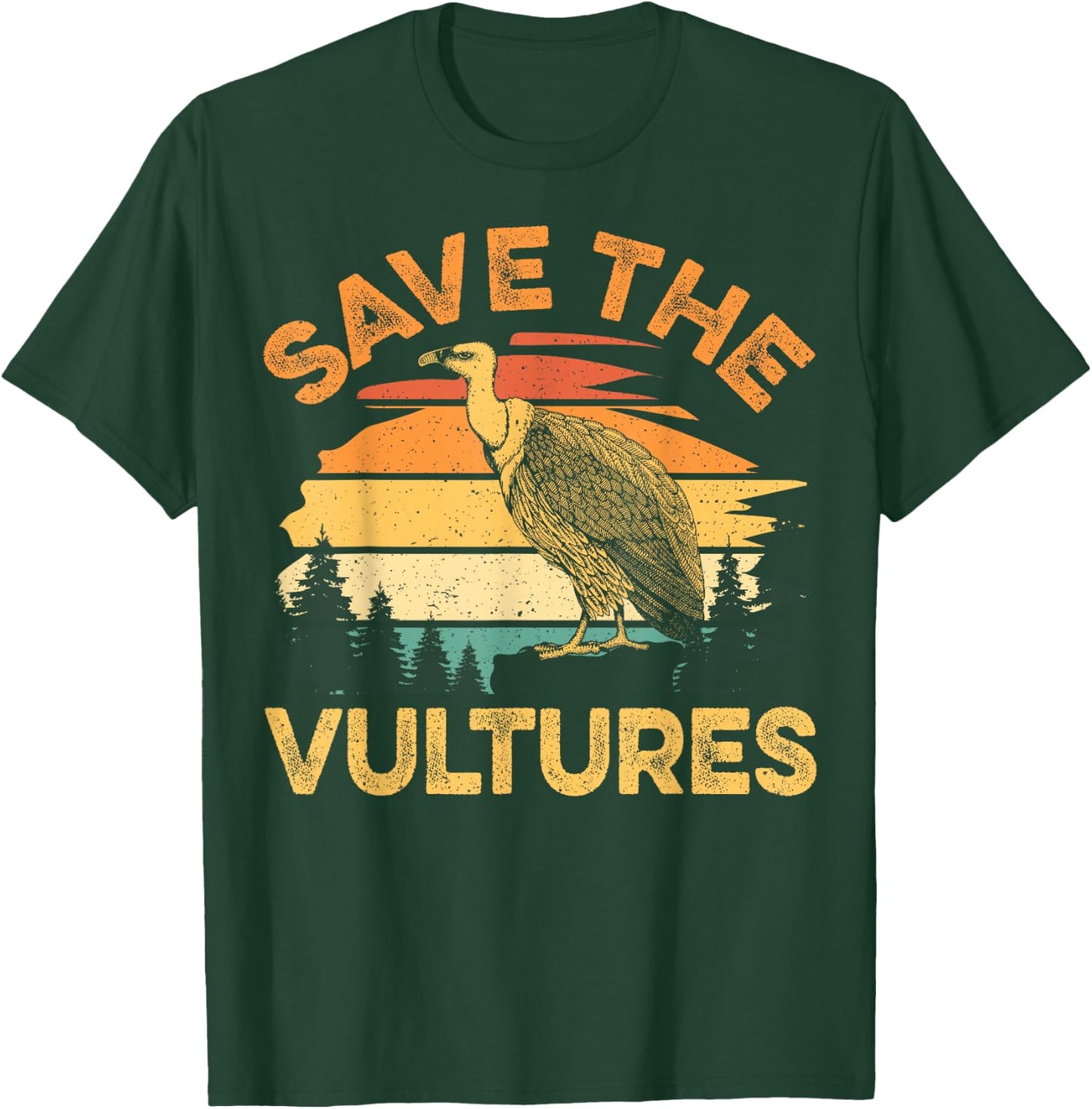 Save the vultures Quote for a Turkey Vulture Lover T-Shirt - T-Shirt | Forest