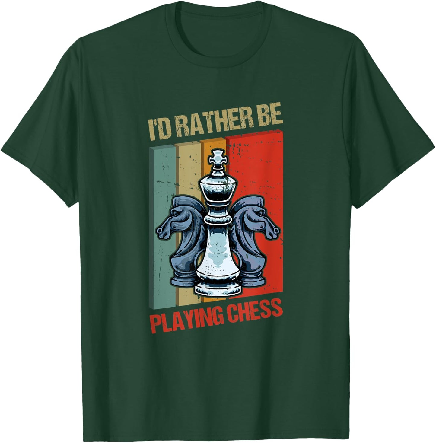 I'd Rather Be Playing Chess T-Shirt - T-Shirt | Forest