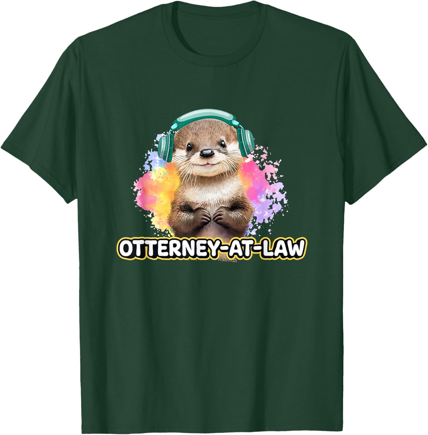 Otterney at Law Otter Lover Lawyer Sea Otter Attorney T-Shirt - T-Shirt | Forest