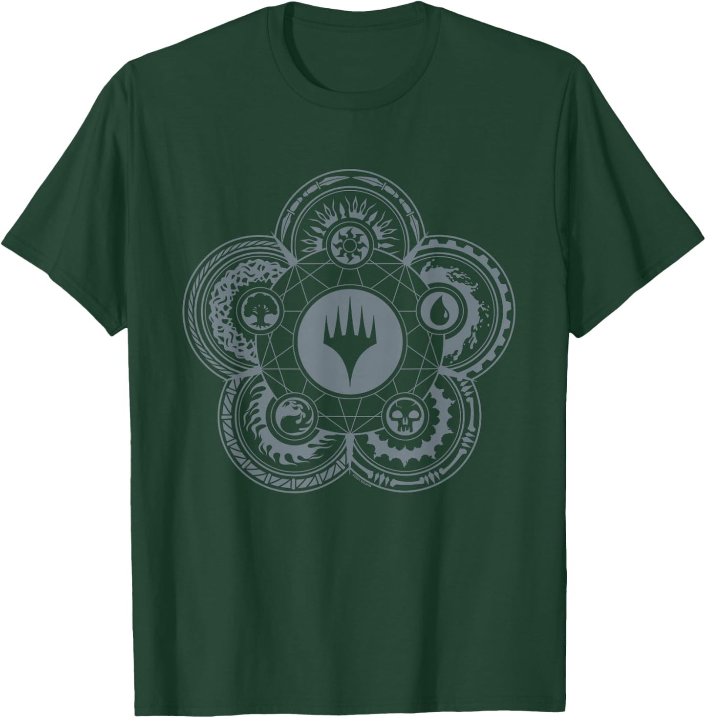 Magic: The Gathering Icon Hieroglyph T-Shirt - T-Shirt | Forest