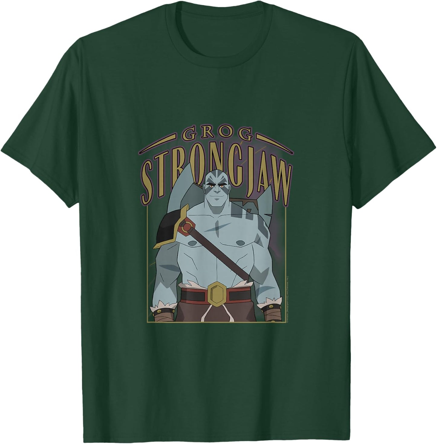 The Legend of Vox Machina Grog Strongjaw T-Shirt - T-Shirt | Forest