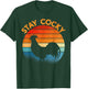 Stay Cocky Rooster Retro Sunset T-Shirt - T-Shirt | Forest