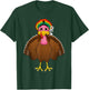 Funny Rasta Turkey Cartoon Smoking Weed Thanksgiving Gift T-Shirt - T-Shirt | Forest