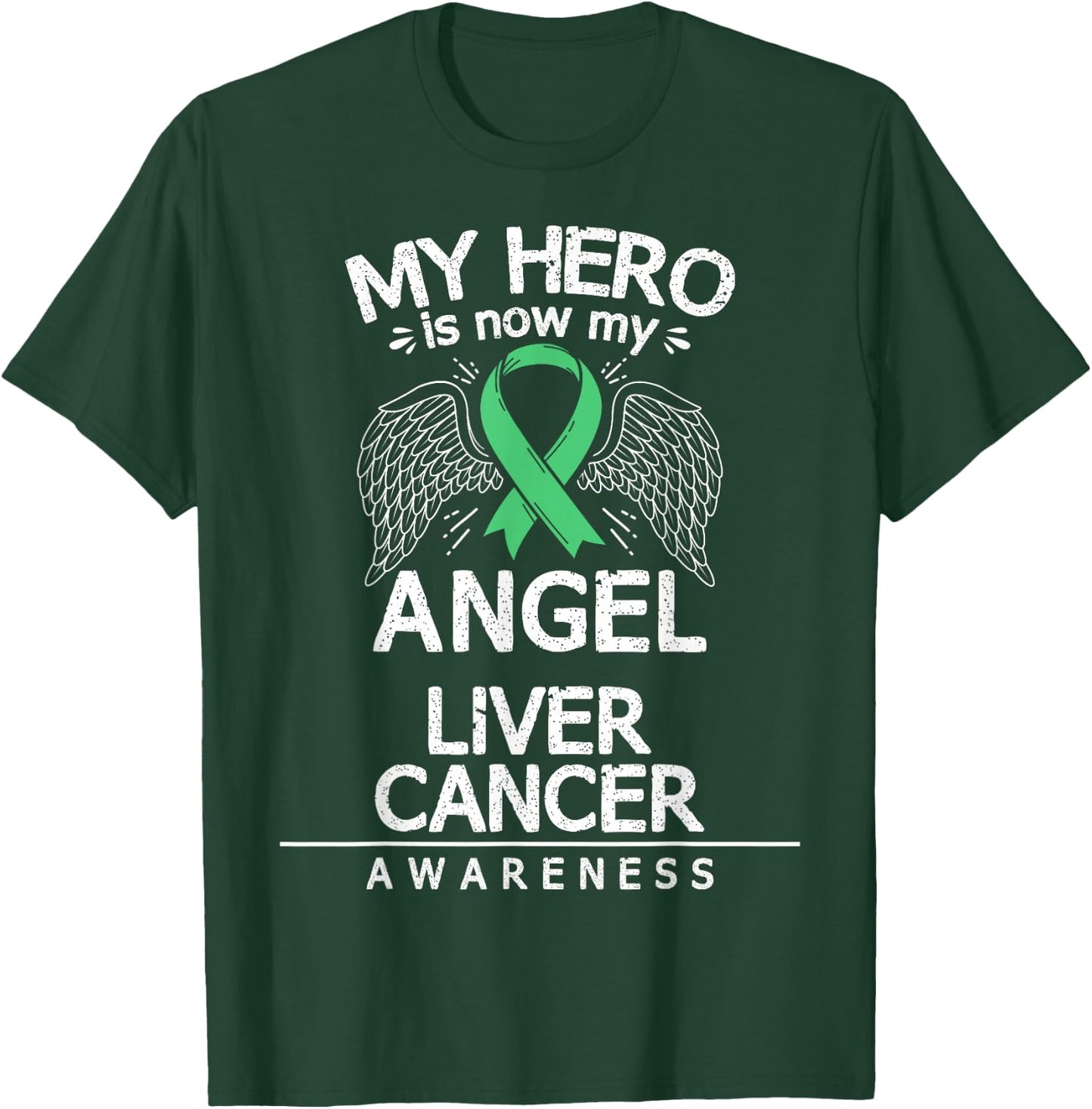 Primary Hepatic Malignancy Gift Liver Cancer Awareness T-Shirt - T-Shirt | Forest
