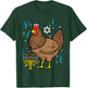 Hanukkah Chicken Chanukah Jewish Farm Farmer Men Women Kids T-Shirt - T-Shirt | Forest
