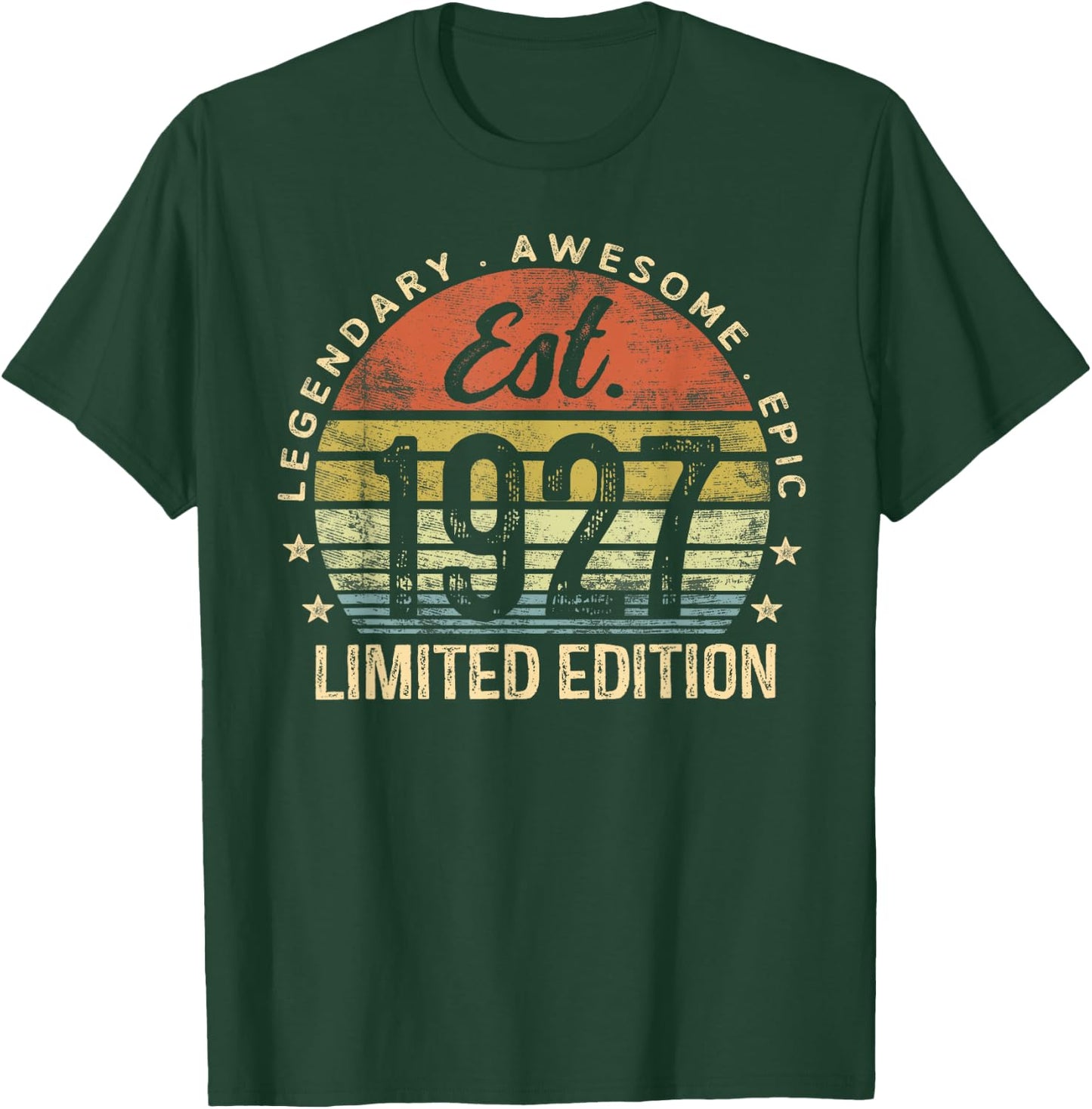Est 1927 Limited Edition 98th Birthday Gifts 98 Year Old T-Shirt - T-Shirt | Forest