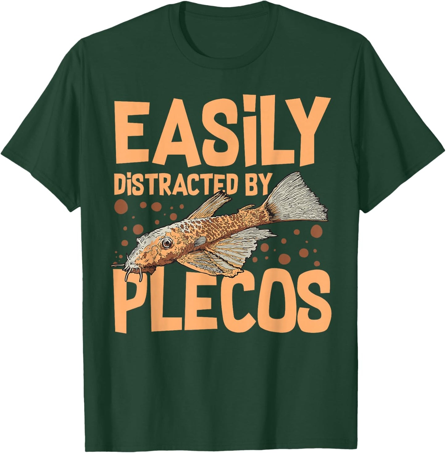 Plecostomus Pleco Fish Aquarium Food Tank Zebra Cave T-Shirt - T-Shirt | Forest