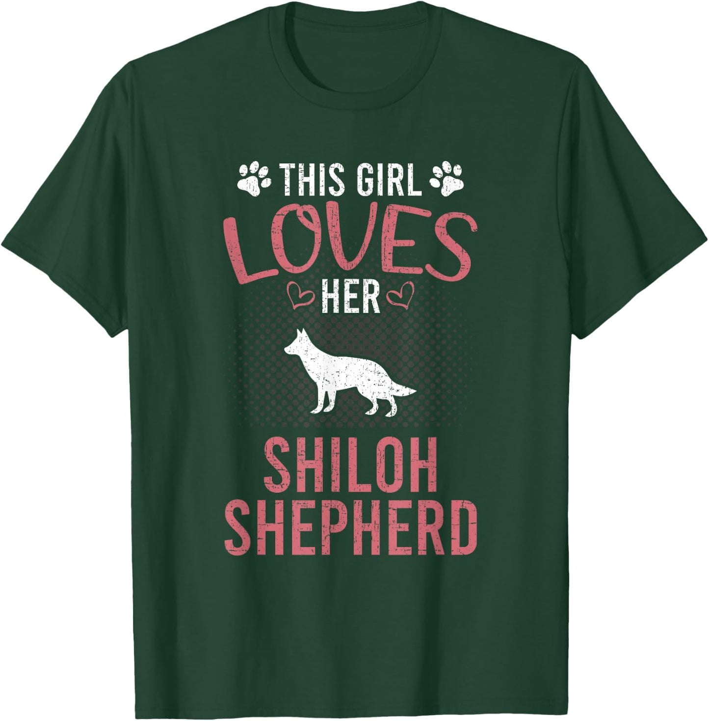 This Girl Loves Her Shiloh Shepherd Dog Lover T-Shirt - T-Shirt | Forest