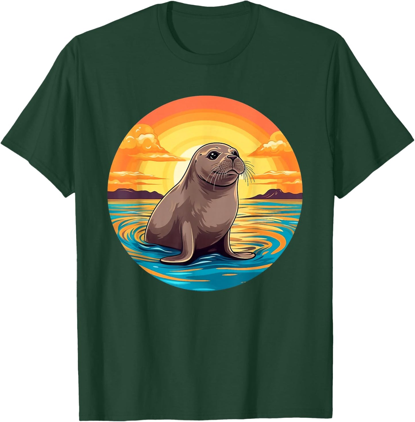 Cartoon Seal I Seal for Children T-Shirt - T-Shirt | Forest