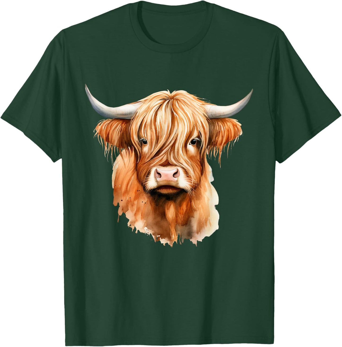 Western Shirts for Girls Men, Highland Cow Gifts Cow, Scottish Highland Cow, Western Wear, Highland Cow T-Shirt - T-Shirt | Forest