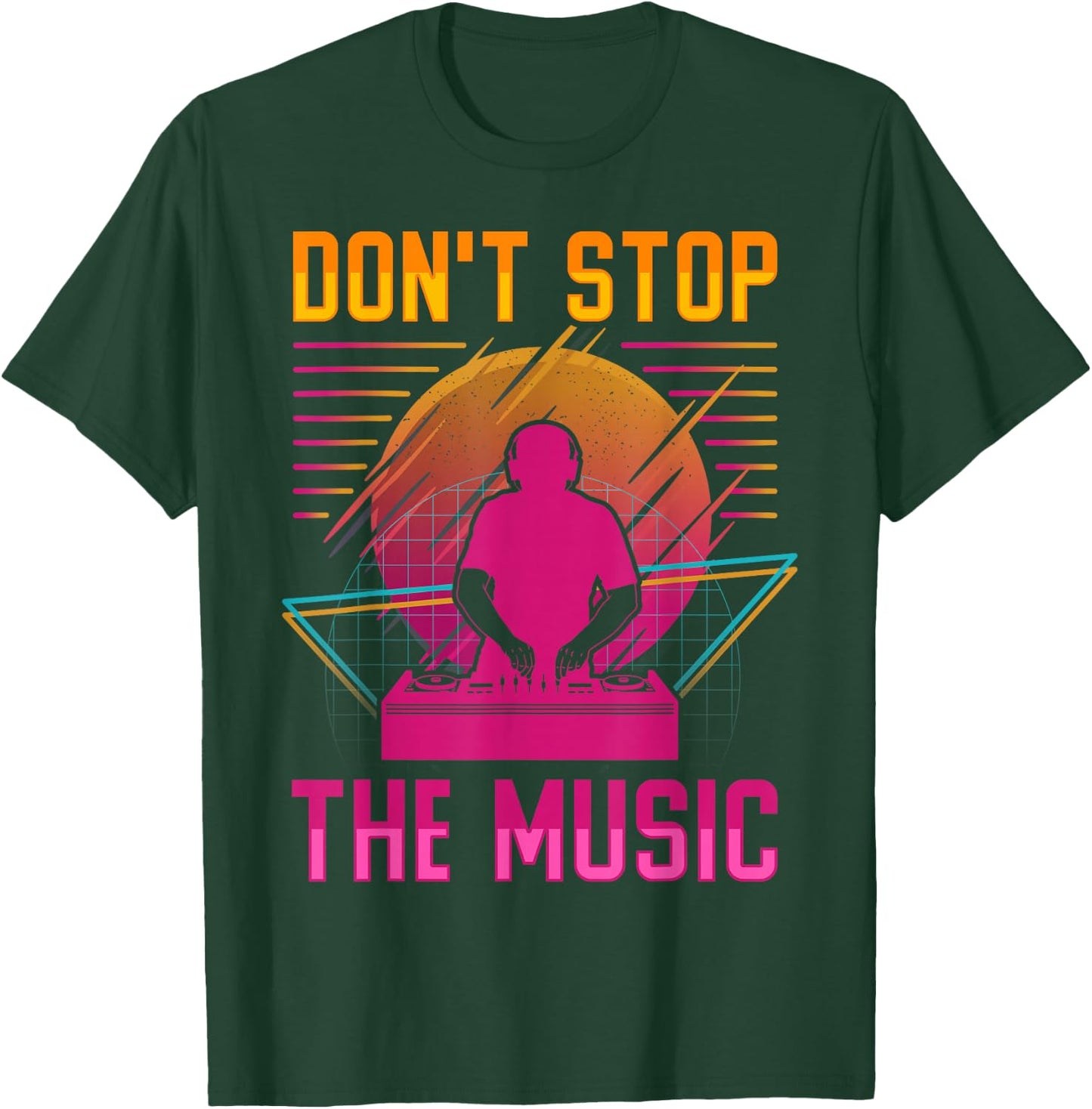 DJ Men's Children's Electro Synth House Disco , black, s T-Shirt - T-Shirt | Forest