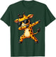 Dabbing Yellow Giraffe Funny Dabben Motif with Giraffe , black T-Shirt - T-Shirt | Forest