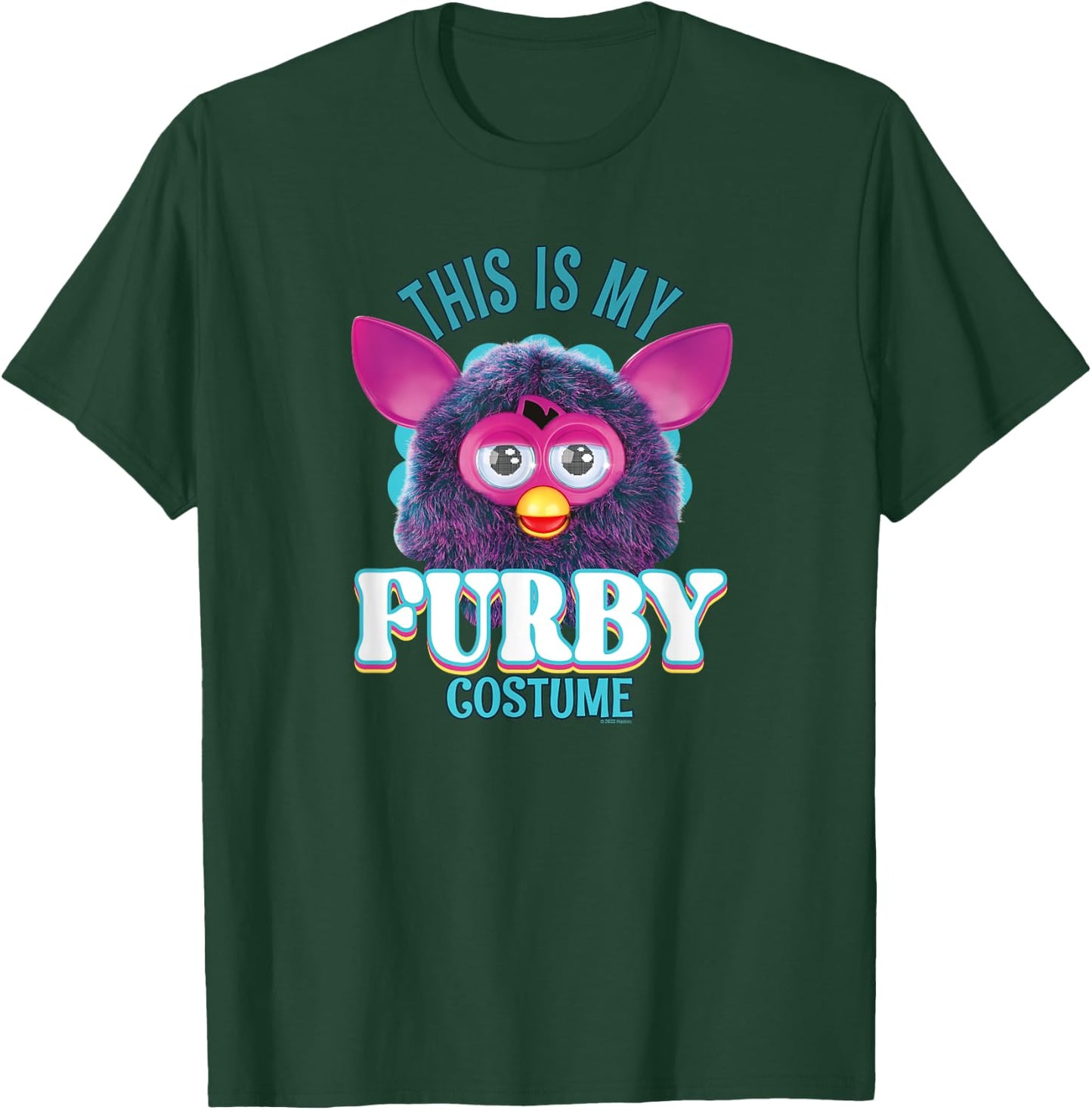 Furby This Is My Furby Costume , black T-Shirt - T-Shirt | Forest